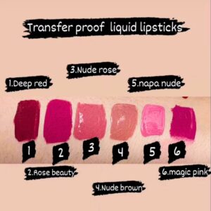 Transfer Proof Liquid Lipstick