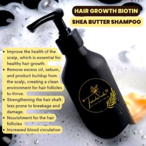 Hair Growth Biotin Shea Butter Shampoo